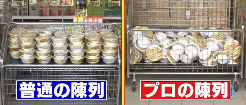 「日本のスーパーマーケットの陳列」なぜ商品が乱雑に並んでいるのか？実際、これは特別プロモーションを提示するプロフェッショナルな方法です。