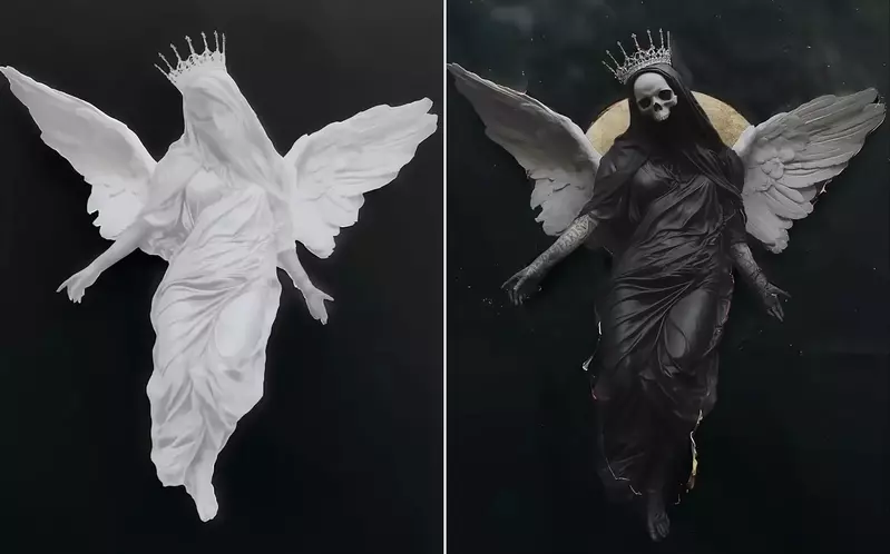 天使與惡魔並存的奢華破壞藝術 莊嚴神聖卻又身兼著暴力美學的藝術感 | 宅宅新聞